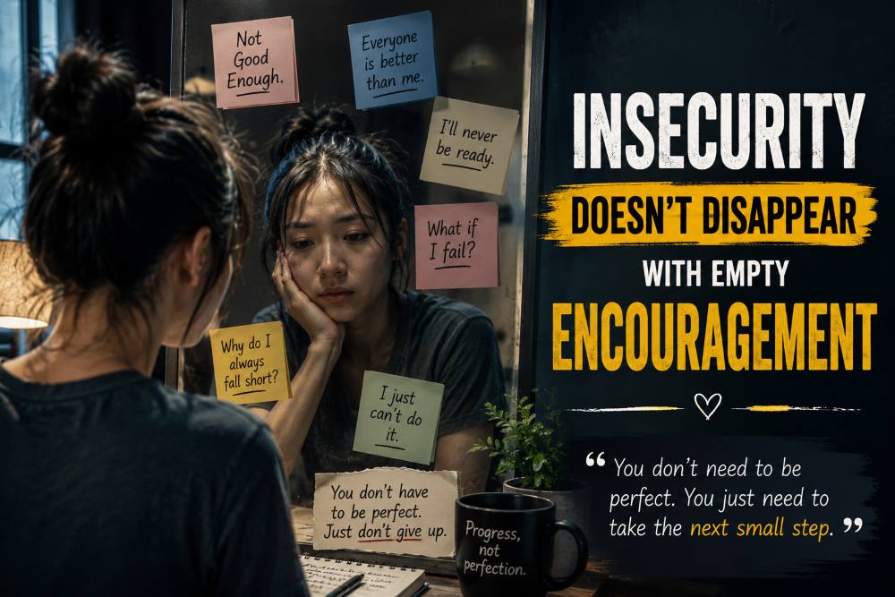 Insecurity Doesn’t Vanish Just From Words of Encouragement
