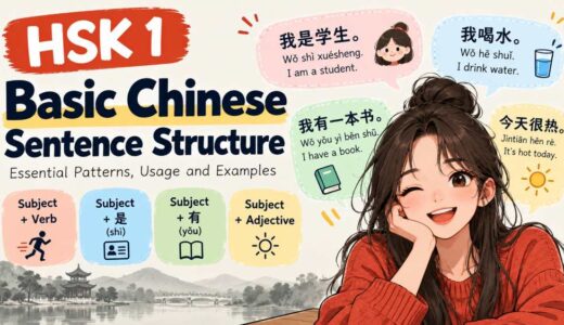 Basic Chinese Sentence Structure