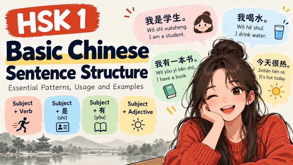 Basic Chinese Sentence Structure